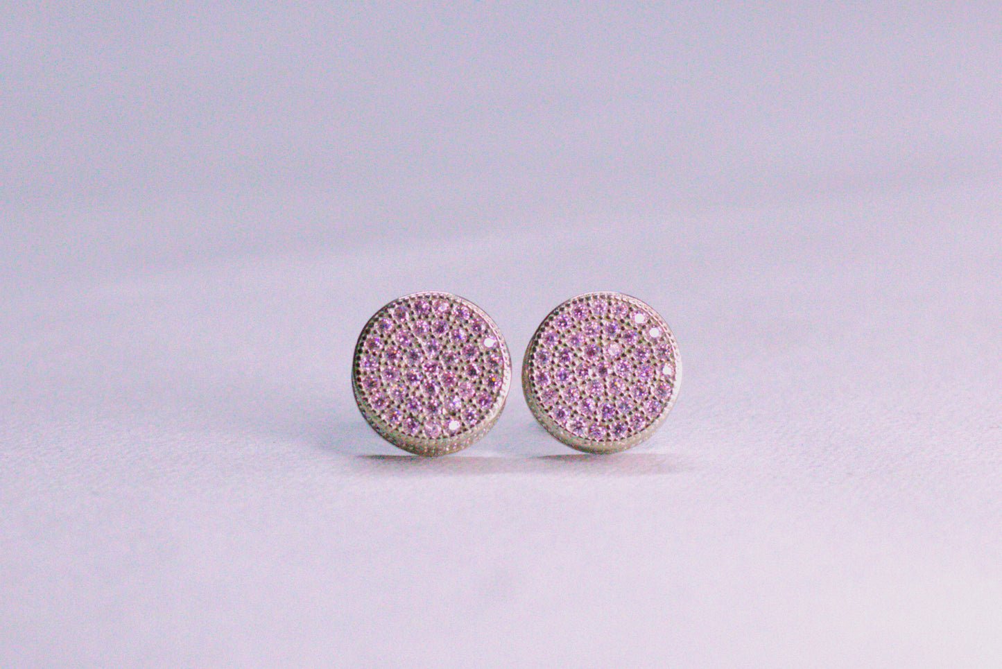 Pink Diamond Studs